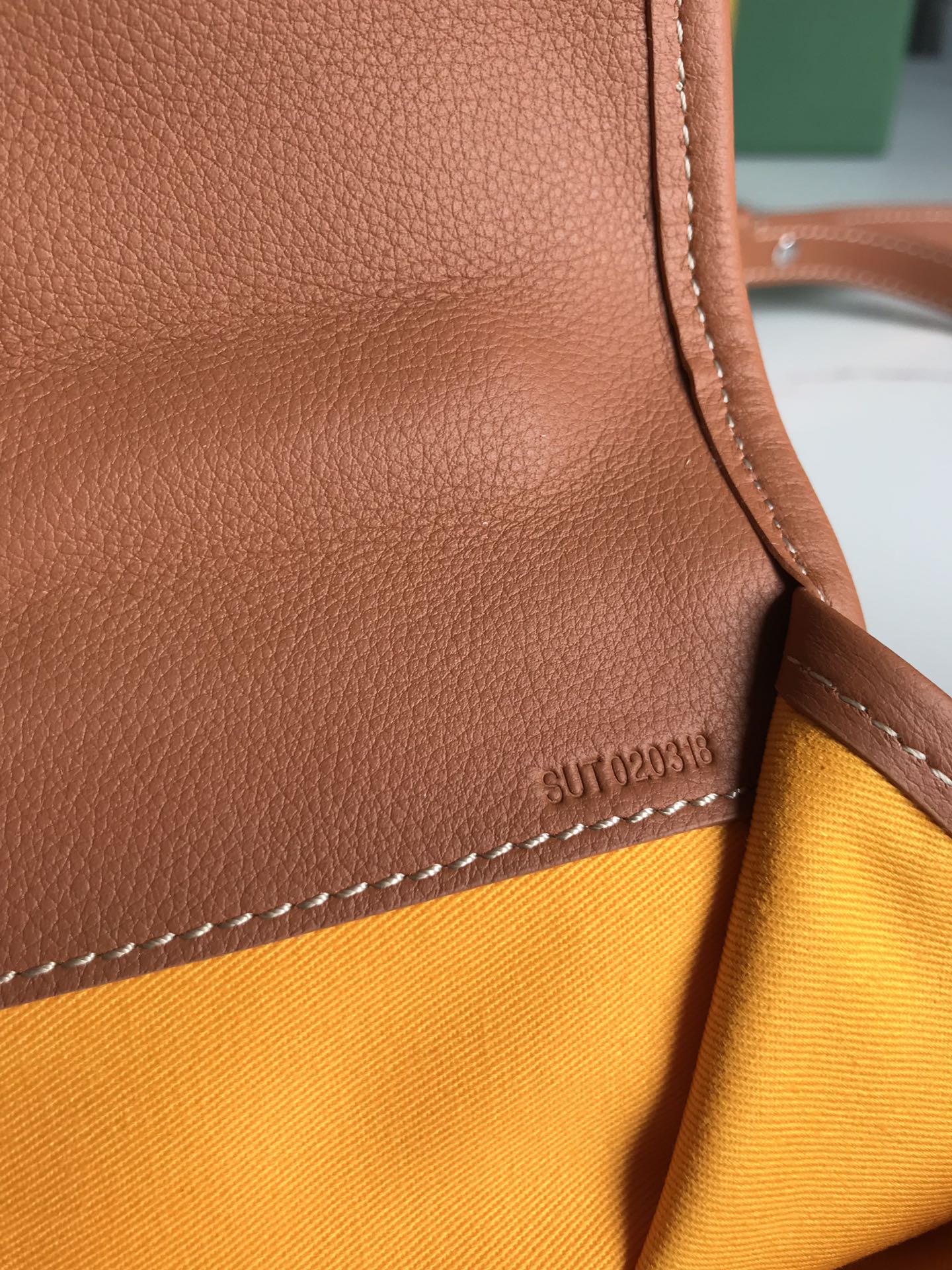 SAINT LÉGER BACKPACK 35 IN BROWN GOYARDINE CANVAS AND CALFSKIN WITH CARTOON PATCH