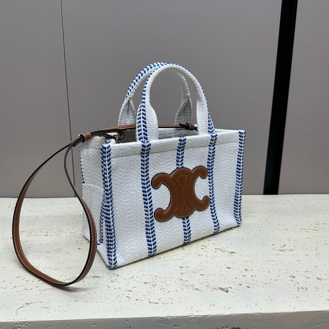 CABAS THAIS 26 CALFSKIN WHITE